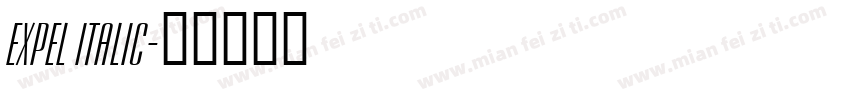 Expel Italic字体转换